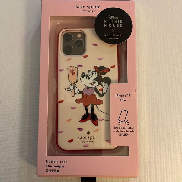 Kate Spade Disney Minnie Mouse IPhone 11 Pro flexible case NWT - Picture 3 of 3